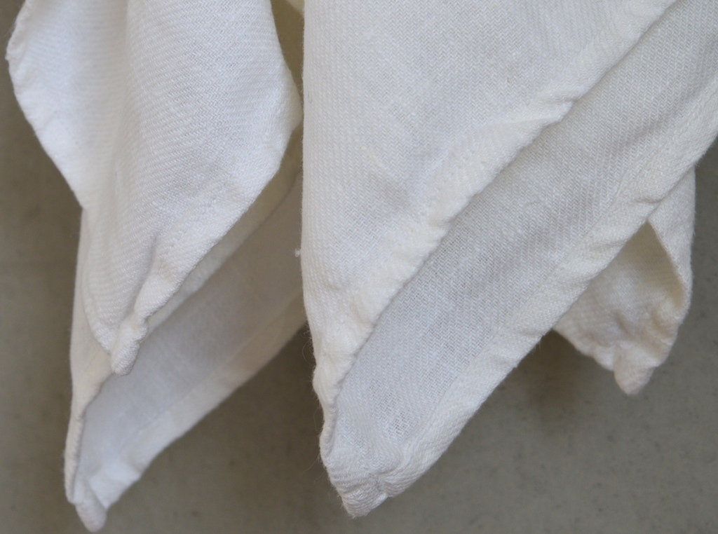 Saunatuch/ Strandtuch aus 100% Leinen Weiß 80x 200 cm Made in EU,stone washed 