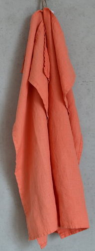 LEINEN GESCHIRRTUCH-SET, 2 St. 50x 70 cm, Orange